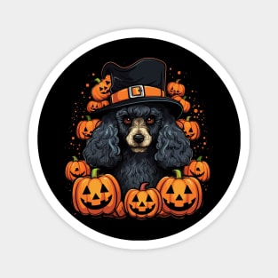 Poodle Halloween Magnet